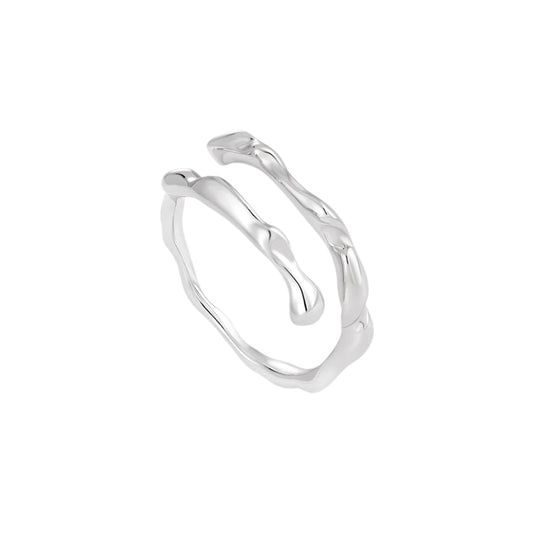 Sterling Silver Minimalist Nature Ring