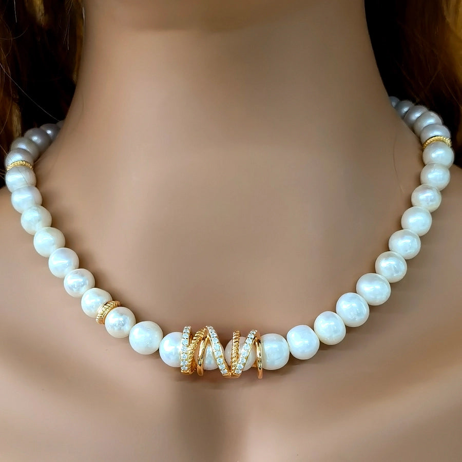 Freshwater Pearl Statement Necklace