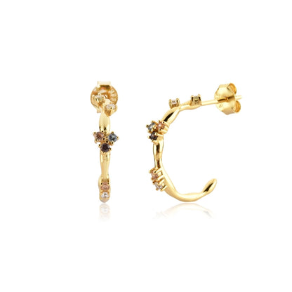 18K Gold Plated Mismatch Minimalist Earring Collection