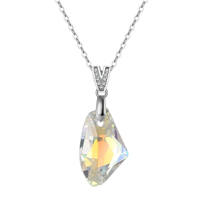 Sterling Silver Handmade Crystal Pendant Necklace Collection