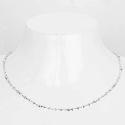 Sterling Silver / Gold Plated Dot Necklace