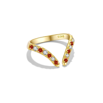 Sterling Silver Irregular Open Rings