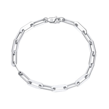 Sterling Silver Paperclip Bracelet