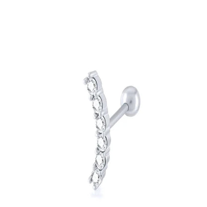 Minimalist Sterling Silver Single Minimalist Studs - 11 styles