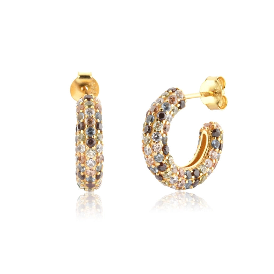 18K Gold Plated Mismatch Minimalist Earring Collection