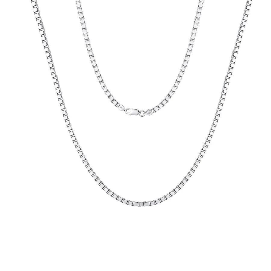 Sterling Silver Box Link Chain