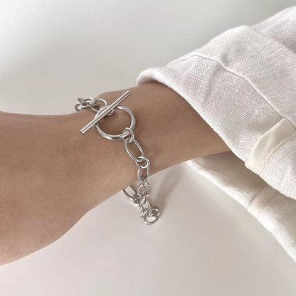 Sterling Silver Toggle Link Bracelet