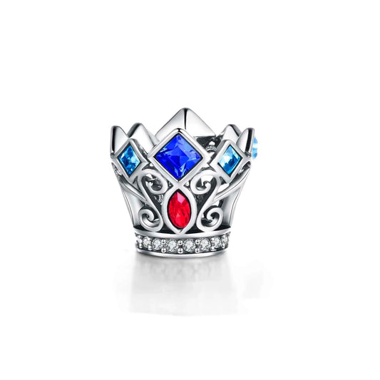 Sterling Silver Sparkle Crown Charm