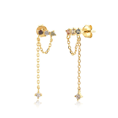 18K Gold Plated Mismatch Minimalist Earring Collection