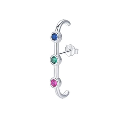 Sterling Silver Single Accent Earring Collection
