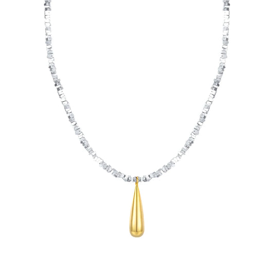 Sterling Silver Nordic Drop Necklace