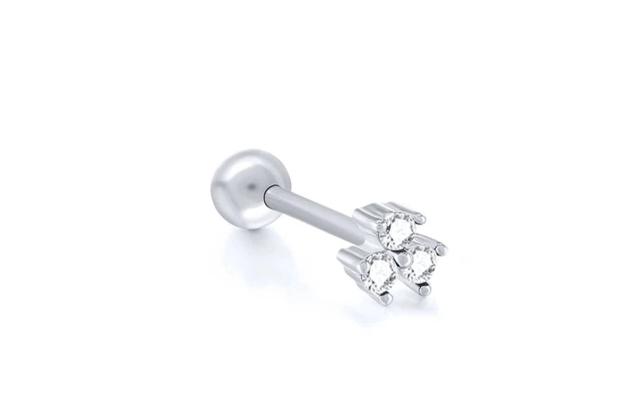 Minimalist Sterling Silver Single Minimalist Studs - 11 styles