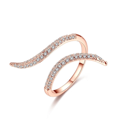 Sterling Silver Adjustable Swirl Ring