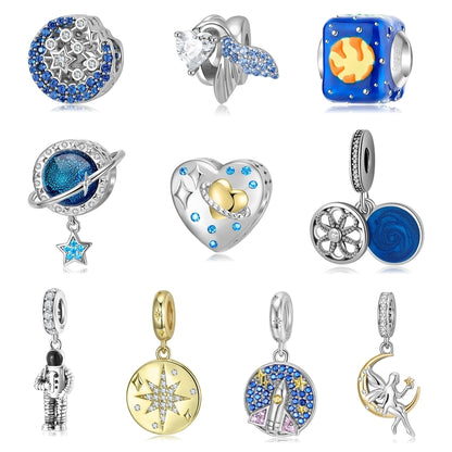 Sterling Silver Galaxy Charms Collection