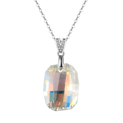 Sterling Silver Handmade Crystal Pendant Necklace Collection