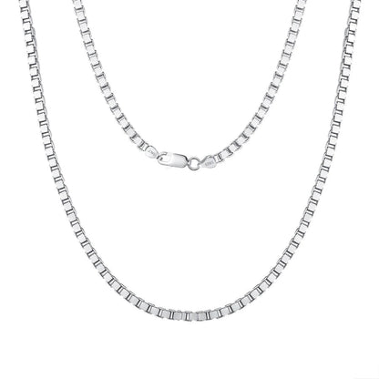 Sterling Silver Box Link Chain