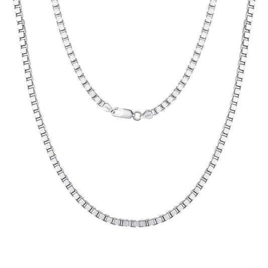 Sterling Silver Box Link Chain