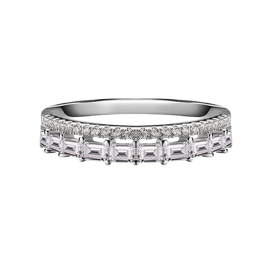 Sterling Silver Eternity Stack Ring