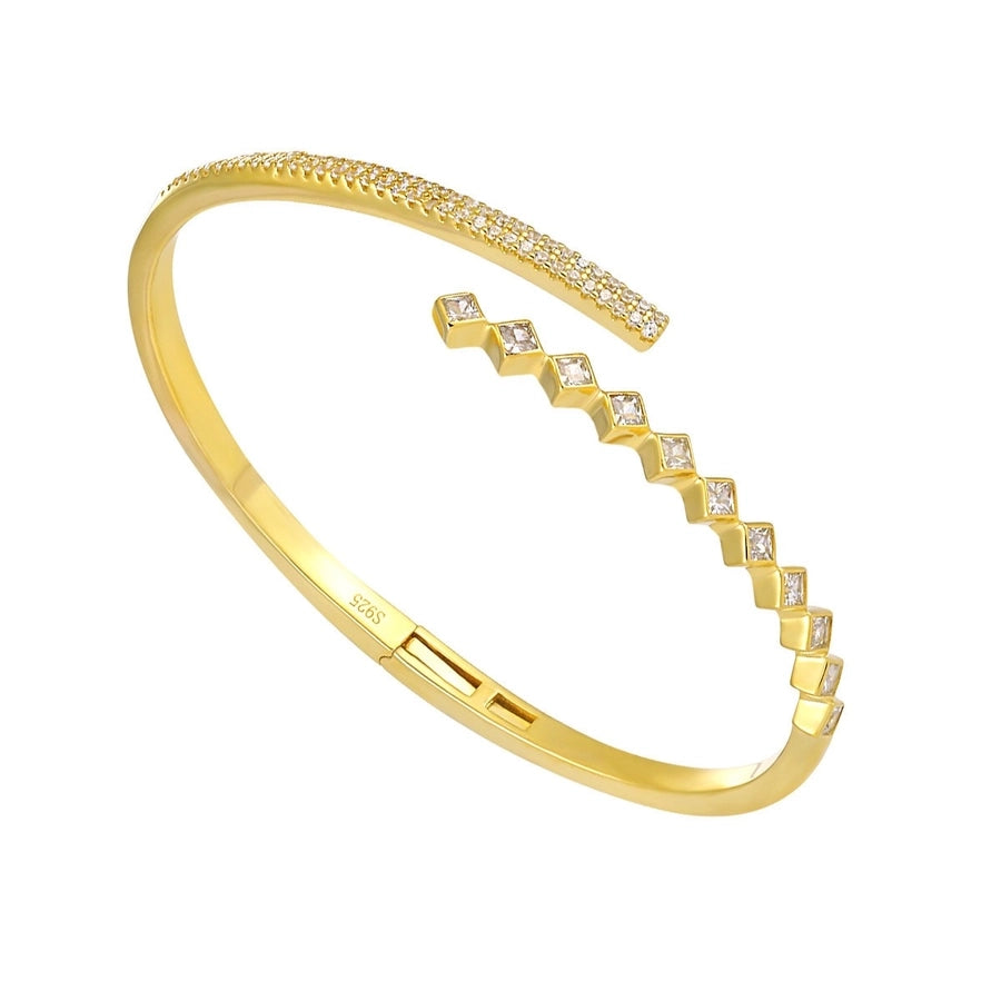 Sterling Silver Geometric Ring & Bracelet Set