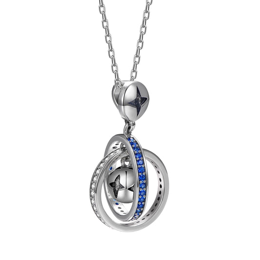 Sterling Silver Star Pendulum Necklace