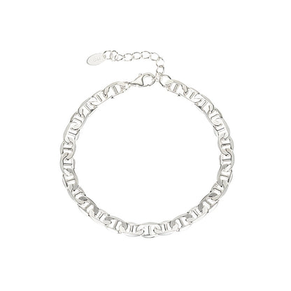 Sterling Silver Link Bracelet