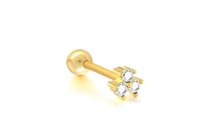 Minimalist Sterling Silver Single Minimalist Studs - 11 styles