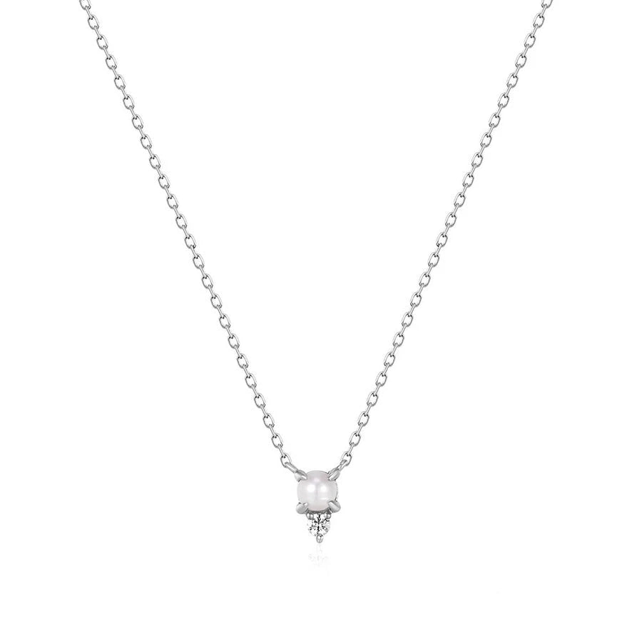 Sterling Silver Geometric Minimalist Necklace Collection
