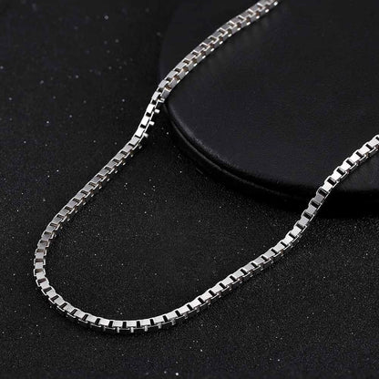 Sterling Silver Box Link Chain