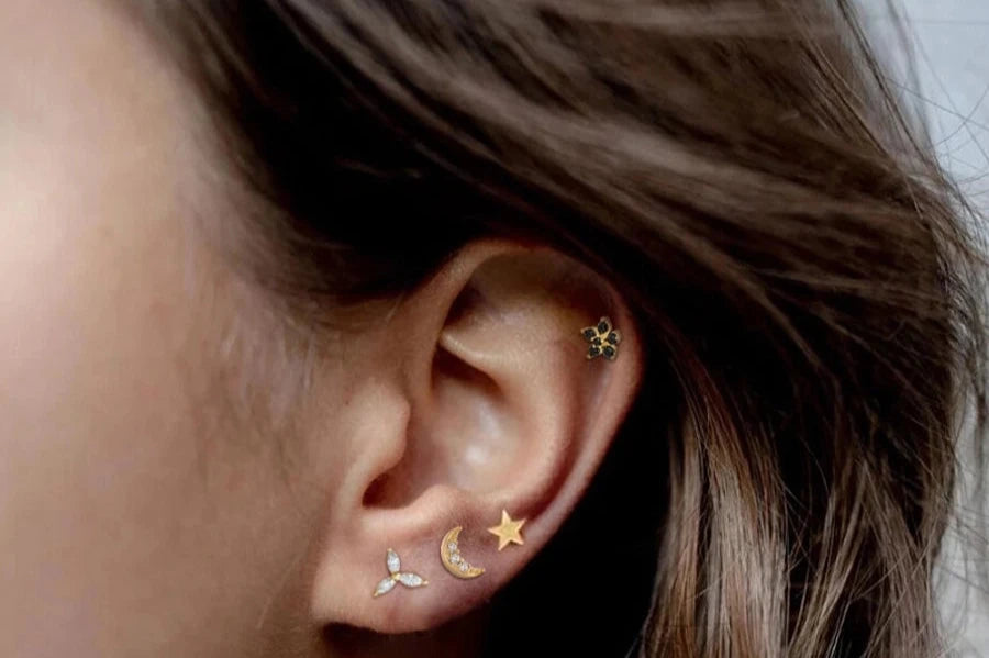 Minimalist Sterling Silver Single Minimalist Studs - 11 styles