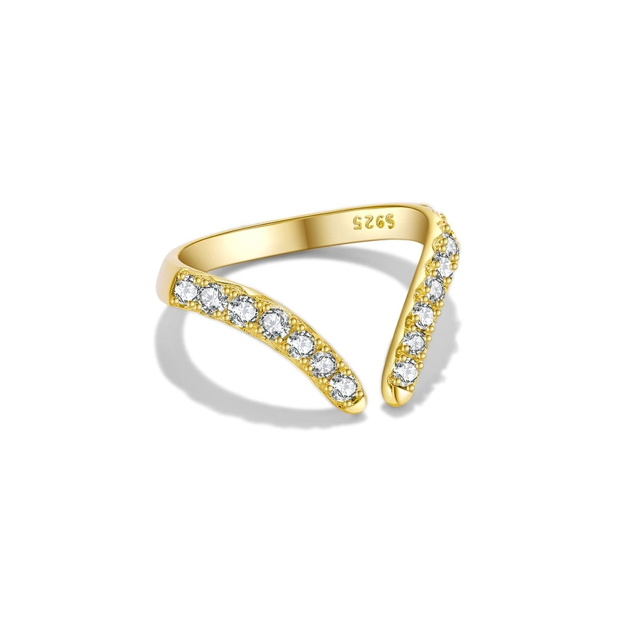 Sterling Silver Irregular Open Rings