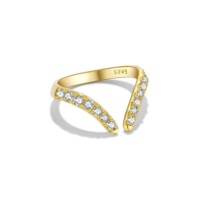 Sterling Silver Irregular Open Rings