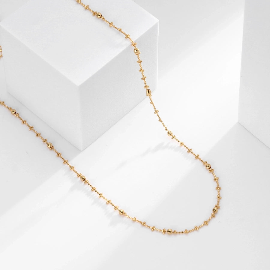 Sterling Silver / Gold Plated Dot Necklace