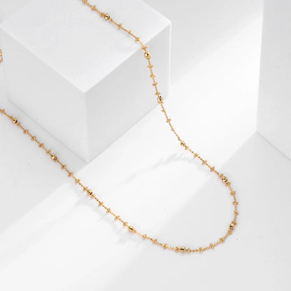 Sterling Silver / Gold Plated Dot Necklace