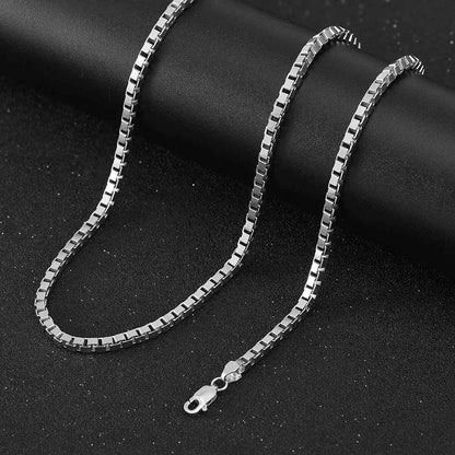 Sterling Silver Box Link Chain