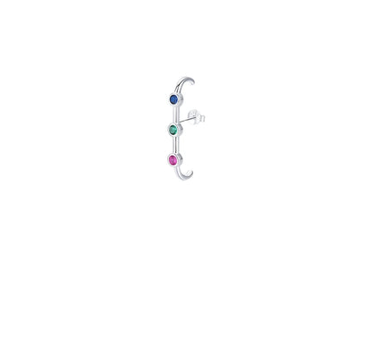 Sterling Silver Single Accent Earring Collection