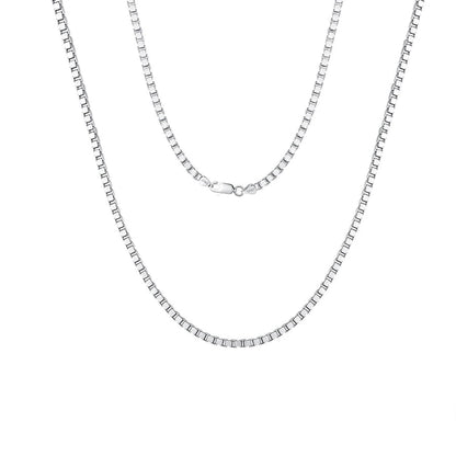 Sterling Silver Box Link Chain