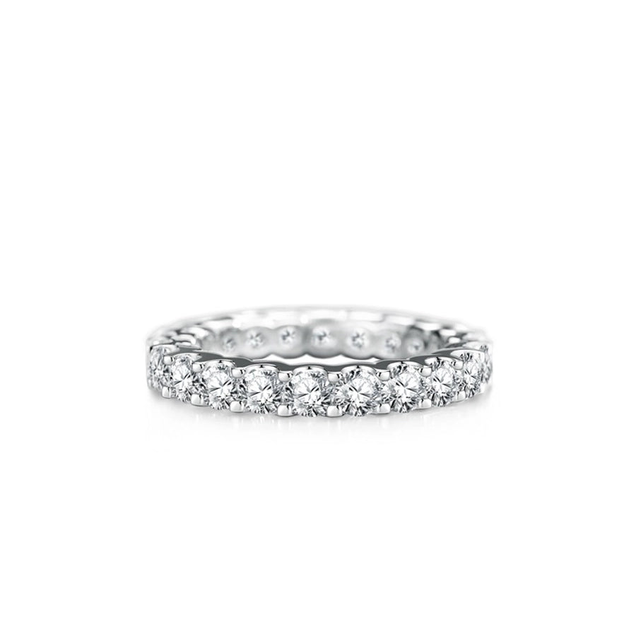 Sterling Silver Eternity Bands