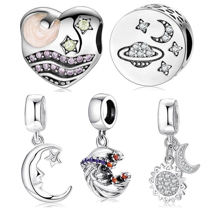 Sterling Silver Starry Night Charm Collection