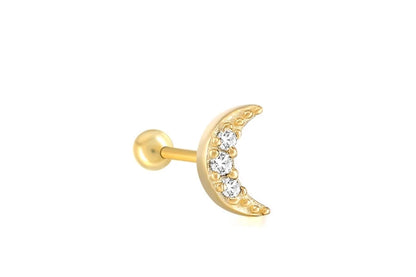 Minimalist Sterling Silver Single Minimalist Studs - 11 styles
