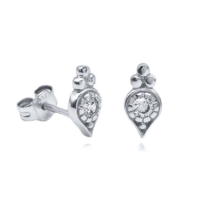 Sterling Silver Inter Galactic Minimalist Stud Collection