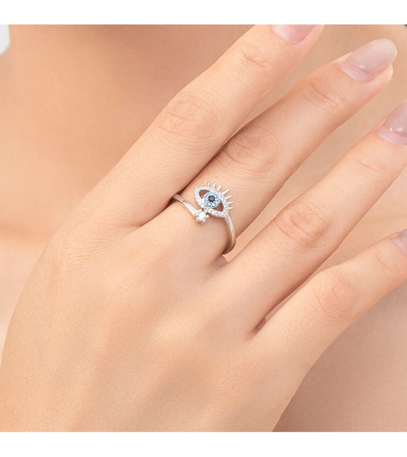 Sterling Silver Devil's Eye Ring