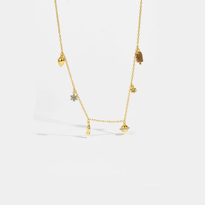 Sterling Silver Galactic Pendant Necklace