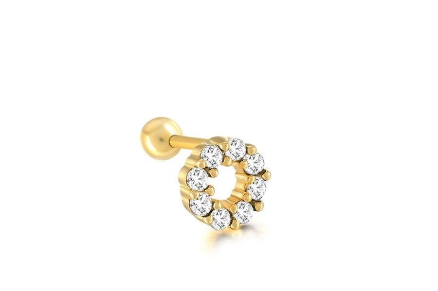 Minimalist Sterling Silver Single Minimalist Studs - 11 styles