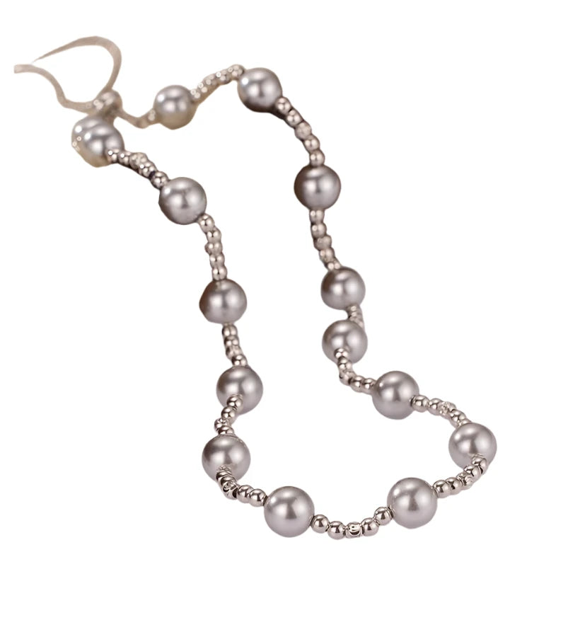 Sterling Silver Freshwater Pearl Lariat Necklace