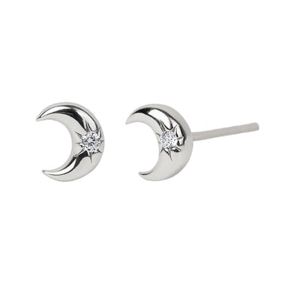 Sterling Silver Inter Galactic Minimalist Stud Collection