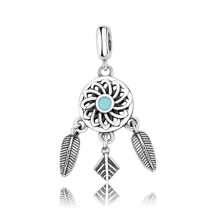 Sterling Silver Dream Catcher Charm Collection