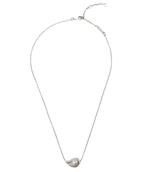 Sterling Silver Horizontal Water Droop Necklace