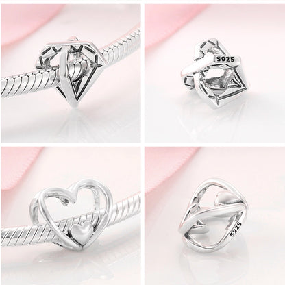 Sterling Silver Love Symbol Charms
