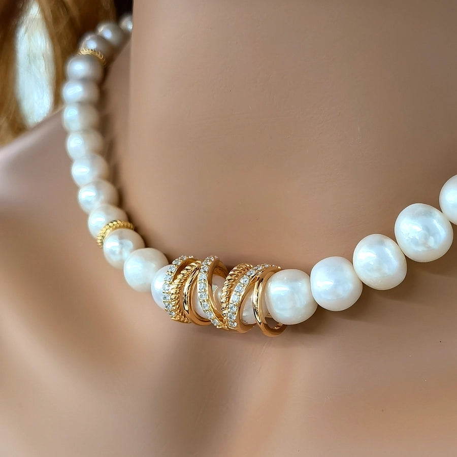 Freshwater Pearl Statement Necklace