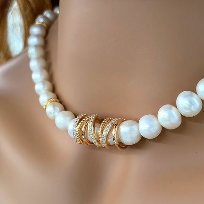 Freshwater Pearl Statement Necklace